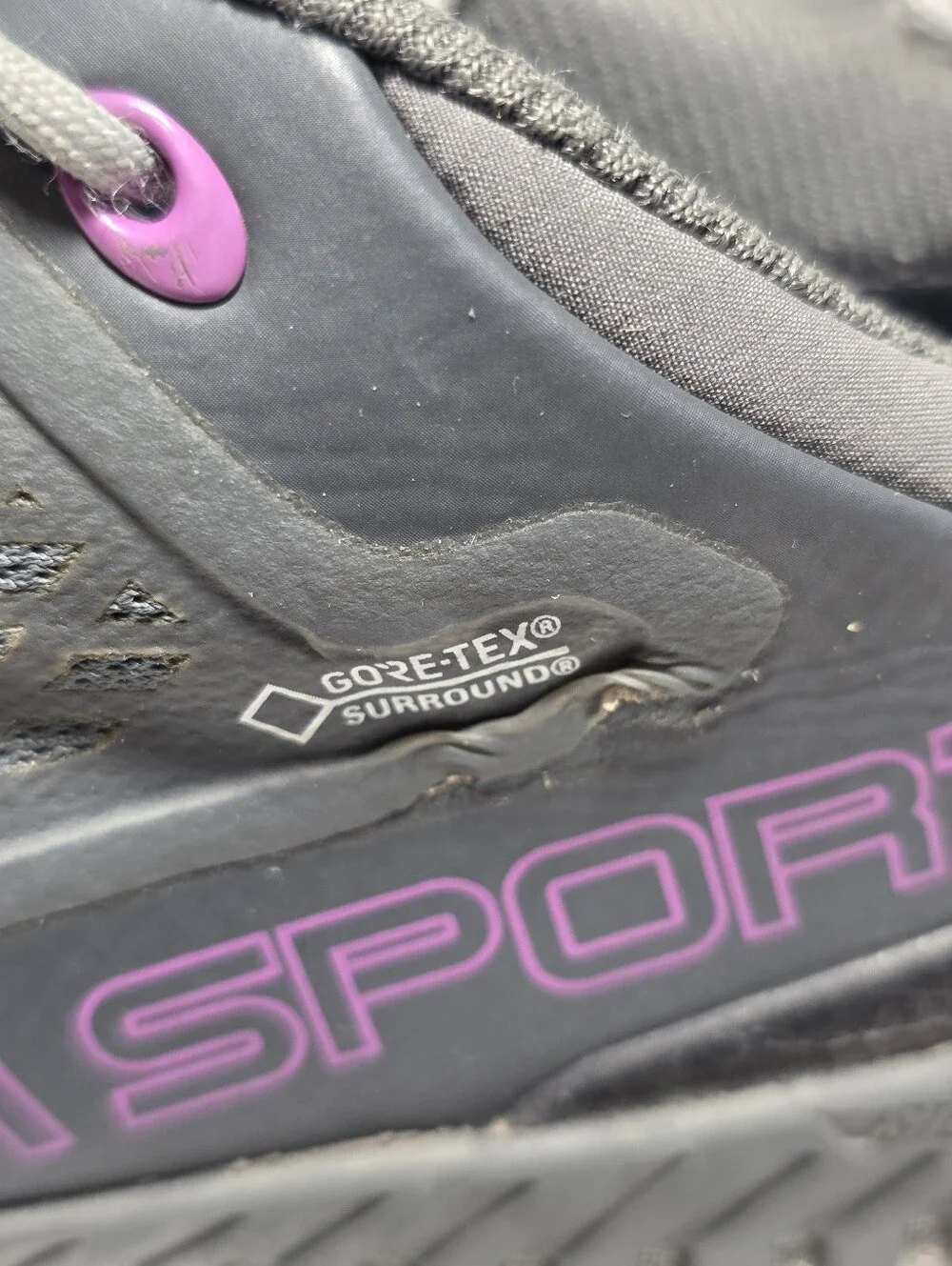 La Sportiva Spire GTX Women's Size 7.5 Trail Running Shoes Gray